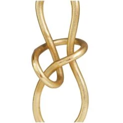 15" Golden Aluminum Abstract Sculpture Décor -Michaels Decor Sale D754253S 4