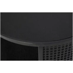 21" Black Metal Open Grid Frame Accent Table -Michaels Decor Sale D754265S 5