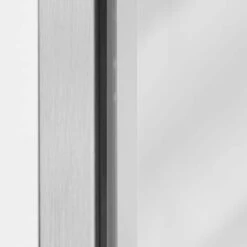 Head West 25" Brushed Nickel Stainless Steel Framed Wall Mirror -Michaels Decor Sale D754295S 4