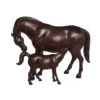 Dark Brown Horse Mom & Baby Sculpture -Michaels Decor Sale D756085S 1