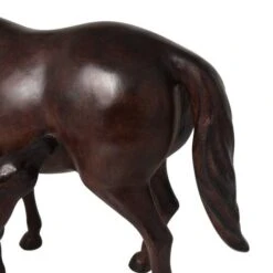 Dark Brown Horse Mom & Baby Sculpture -Michaels Decor Sale D756085S 6