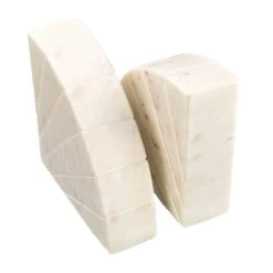 Hello Honey® 6" White Modern Arched Semicircle Marble Bookend Set -Michaels Decor Sale D756889S 4