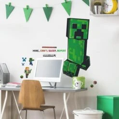 RoomMates Minecraft Creeper Giant Peel & Stick Wall Decals -Michaels Decor Sale D757613S 2