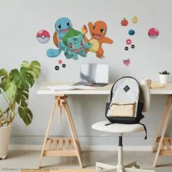 RoomMates Pokémon Squirtle, Charmander & Bulbasaur Peel & Stick Giant Wall Decals -Michaels Decor Sale D757616S 3