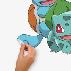 RoomMates Pokémon Squirtle, Charmander & Bulbasaur Peel & Stick Giant Wall Decals -Michaels Decor Sale D757616S 4