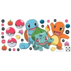 RoomMates Pokémon Squirtle, Charmander & Bulbasaur Peel & Stick Giant Wall Decals -Michaels Decor Sale D757616S 5