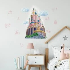 RoomMates Disney® Princess Castle XL Giant Wall Decals With String Lights -Michaels Decor Sale D757622S 2