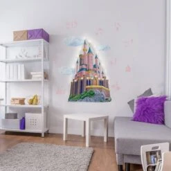 RoomMates Disney® Princess Castle XL Giant Wall Decals With String Lights -Michaels Decor Sale D757622S 3