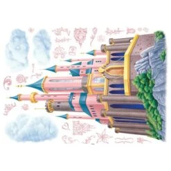 RoomMates Disney® Princess Castle XL Giant Wall Decals With String Lights -Michaels Decor Sale D757622S 8