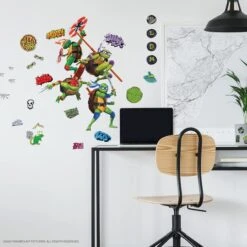 RoomMates Teenage Mutant Ninja Turtles Mutant Mayhem Characters Peel & Stick Wall Decals -Michaels Decor Sale D757629S 2