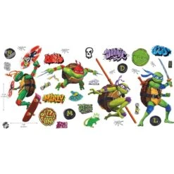 RoomMates Teenage Mutant Ninja Turtles Mutant Mayhem Characters Peel & Stick Wall Decals -Michaels Decor Sale D757629S 7