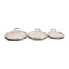Round Wood Decorative Nesting Tray Set Cream -Michaels Decor Sale D760312S 2