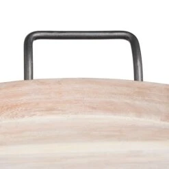 Round Wood Decorative Nesting Tray Set Cream -Michaels Decor Sale D760312S 3