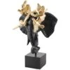 21" Black & Gold Polystone Elephant Head With Birds Statue -Michaels Decor Sale D760320S 1