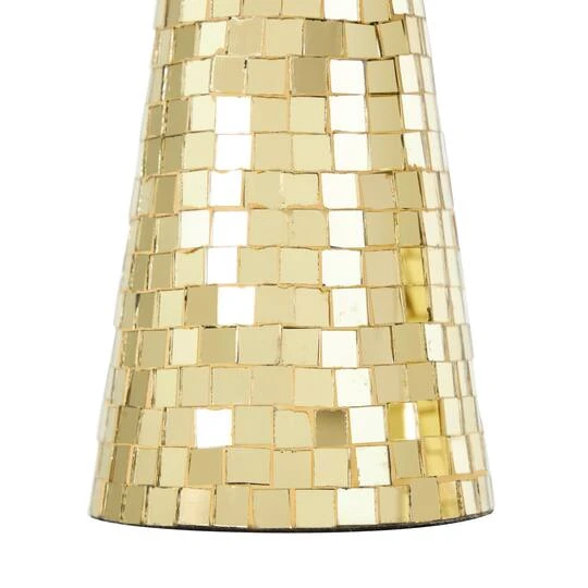 Gold Mushroom Mosaic Mirrored Sculpture Set 9 Gold Mushroom Mosaic Mirrored Sculpture Set - Image 7