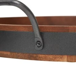 Round Wood Decorative Nesting Tray Set Brown -Michaels Decor Sale D760412S 3