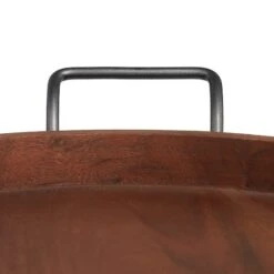 Round Wood Decorative Nesting Tray Set Brown -Michaels Decor Sale D760412S 4