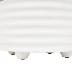 18" Two-Toned Stool With Seagrass Top White -Michaels Decor Sale D760651S 5