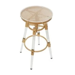 27" Gold Acrylic Bar Stool With Clear Acrylic Accents -Michaels Decor Sale D760664S 2