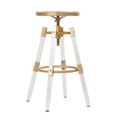 27" Gold Acrylic Bar Stool With Clear Acrylic Accents -Michaels Decor Sale D760664S 3