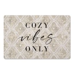 Cozy Vibes Only Floor Mat, 18" X 27"