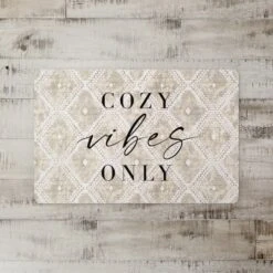 Cozy Vibes Only Floor Mat, 18" X 27" -Michaels Decor Sale D760810S 2