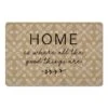 Gold Home Is Where The Good Things Are Floor Mat, 18" X 27" -Michaels Decor Sale D760812S 1