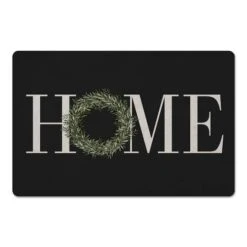 Home Wreath Floor Mat, 18" X 27"