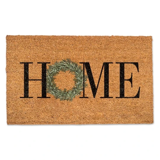 Home Wreath Door Mat 3 Home Wreath Door Mat