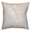 Simple White Floral II Indoor/Outdoor Pillow -Michaels Decor Sale D760881S 1