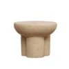 Hello Honey® Tan Rustic Round Magnesia Three-Legged Stool -Michaels Decor Sale D761241S 1