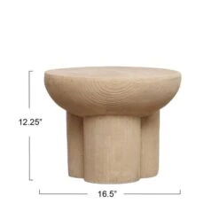 Hello Honey® Tan Rustic Round Magnesia Three-Legged Stool -Michaels Decor Sale D761241S 13
