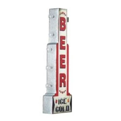 American Art Decor 28" Metal LED Ice Cold Beer Marquee Sign 11 American Art Decor 28" Metal LED Ice Cold Beer Marquee Sign -Michaels Decor Sale D762267S 1 1