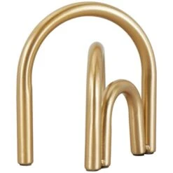 8" Gold Metal Geometric Overlapping Arch Sculpture -Michaels Decor Sale D762346S 2