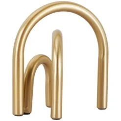 8" Gold Metal Geometric Overlapping Arch Sculpture -Michaels Decor Sale D762346S 4