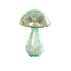 Green Glass Mushroom Sculpture Set -Michaels Decor Sale D762484S 3