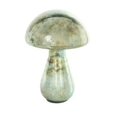 Green Glass Mushroom Sculpture Set -Michaels Decor Sale D762484S 4