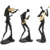 Black Polystone Abstract Musician Sculpture Set With Gold Instruments & Music Notes -Michaels Decor Sale D762535S 1