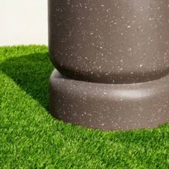 Glitzhome® 17" Multifunctional Faux Terrazzo Stool Brown -Michaels Decor Sale D763653S 6