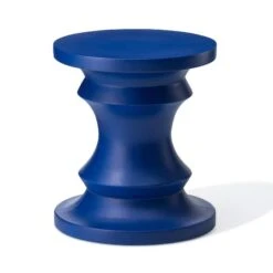 Glitzhome® 18" Multifunctional Chess Garden Stool Blue
