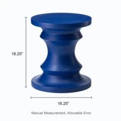 Glitzhome® 18" Multifunctional Chess Garden Stool Blue -Michaels Decor Sale D763663S 8