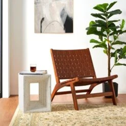 Glitzhome® 17" Faux Terrazzo Square Garden Stool -Michaels Decor Sale D763670S 4