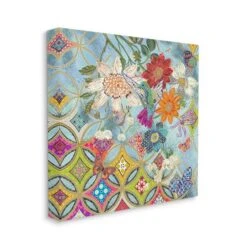 Stupell Industries Abstract Floral Hummingbird Canvas Wall Art -Michaels Decor Sale M20005569 1 1