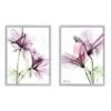 Stupell Industries Purple Flower Bloom Gray Framed Wall Art Set -Michaels Decor Sale M20005601 1