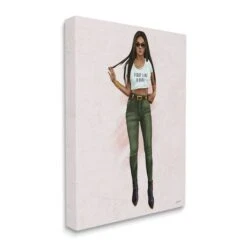 Stupell Industries Fight Light A Girl Wall Art