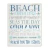 Stupell Industries Beach Knowledge Planked Wall Art Plaque -Michaels Decor Sale M20005857 1