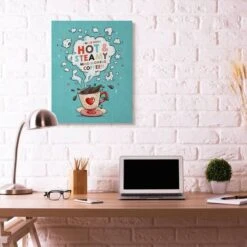 Stupell Industries Hot & Steamy Coffee Canvas Wall Art -Michaels Decor Sale M20008523 2