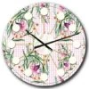 Designart Floral Botanical Retro X Mid-Century Modern Wall Clock -Michaels Decor Sale M20016146 1