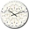 Designart Floral Retro Botanical Pattern I Mid-Century Modern Wall Clock -Michaels Decor Sale M20016147 1