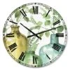 Designart Mixed Botanical Green Leaves IX Farmhouse Wall Clock -Michaels Decor Sale M20016331 1